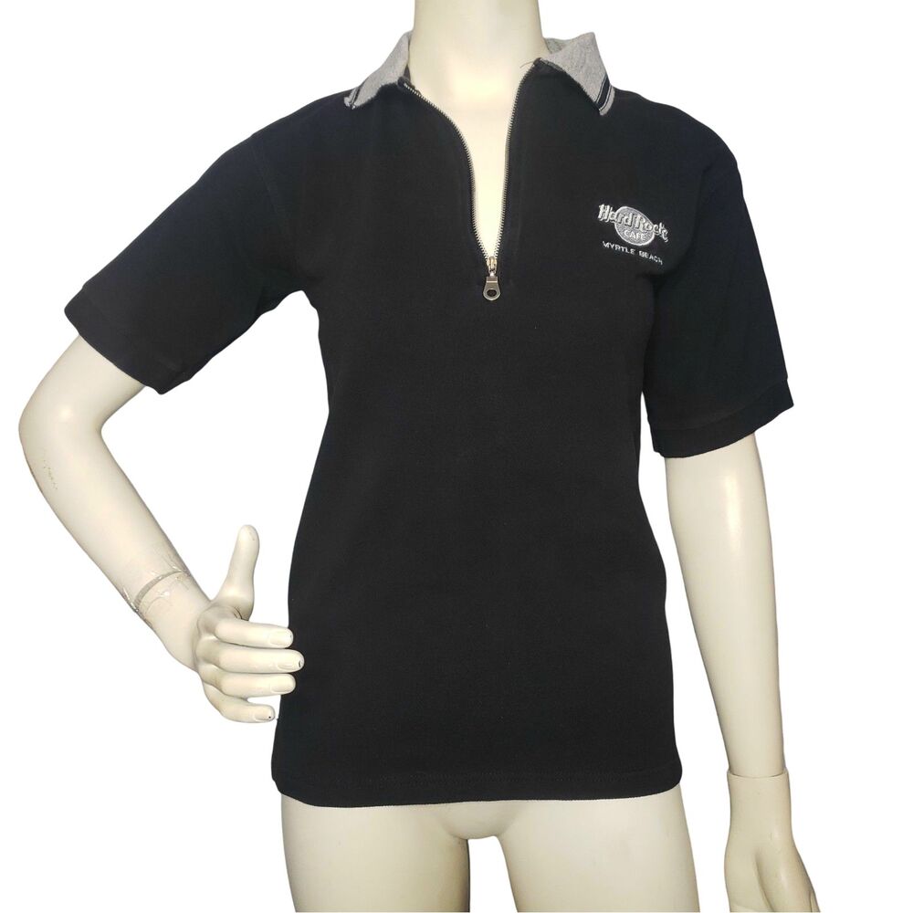 HARD ROCK CAFE Myrtle Beach, SC Rock & Roll Polo Shirt Womens Size Small